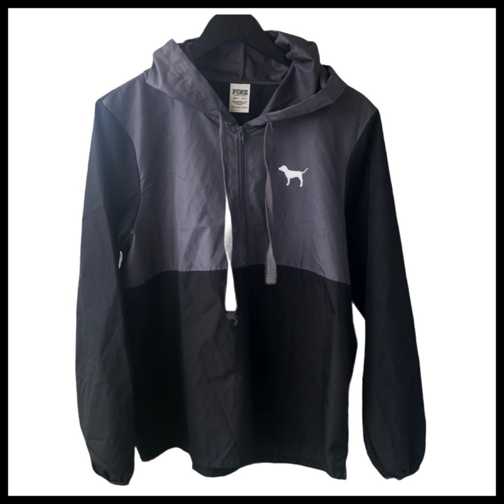 PINK BY VS 1/4 Zip Pullover Anorak Jacket